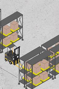 warehouse safety infographic: Considerations in utilizing the warehouse space